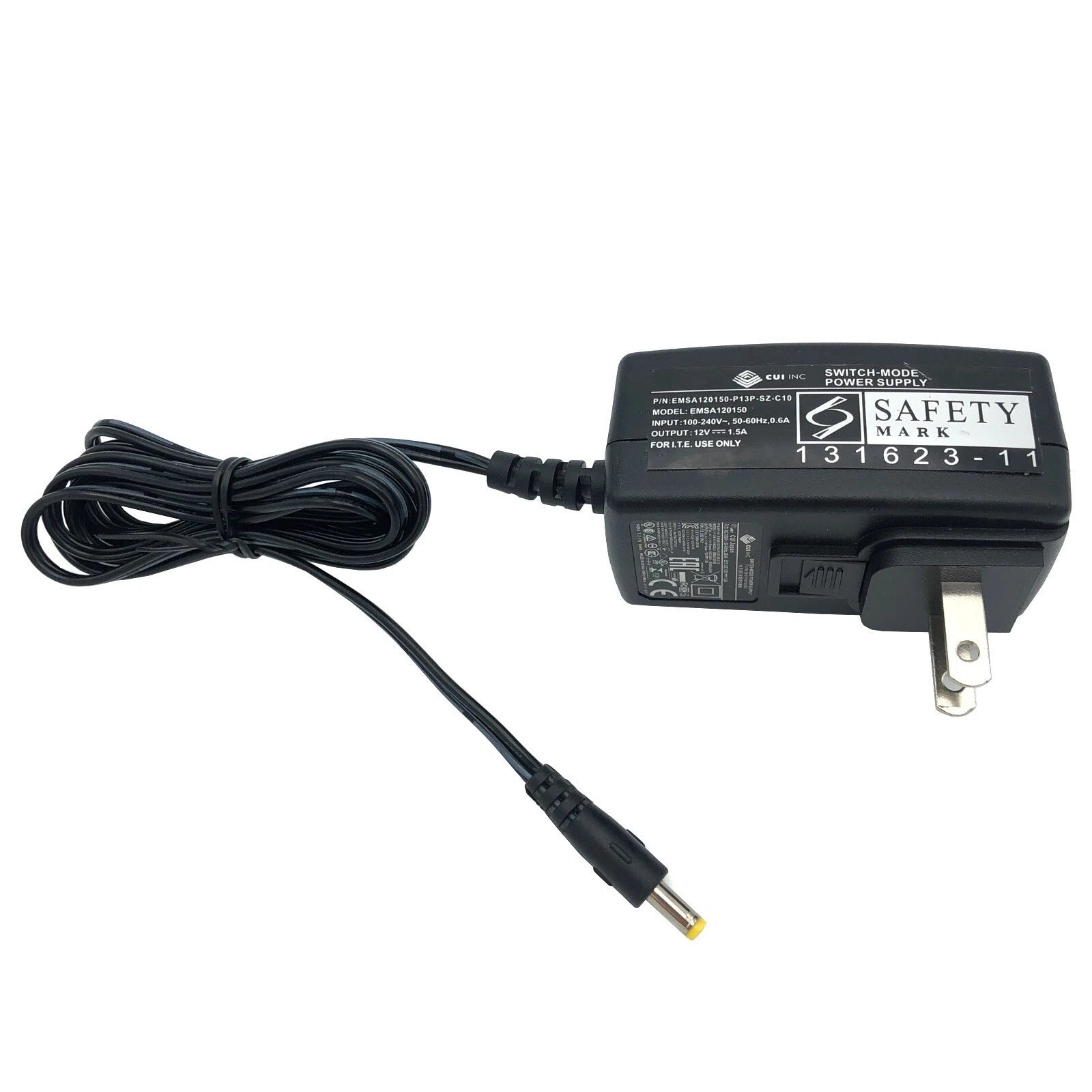 NEW Original CUI INC EMSA120150 P/N EMSA120150-P13P-SZ-C10 Adapter 12V 1.5A OEM