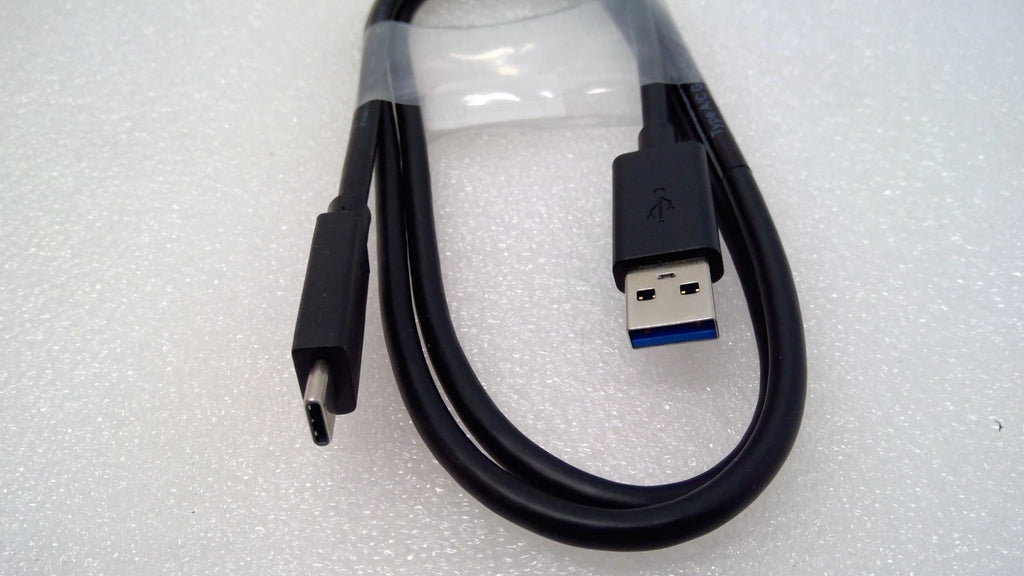 LOT OF 10 DELL SUPER HIGH SPEED USB-C to USB-A 3.1 CABLE E118077-D 3.4 FT/ 40 in