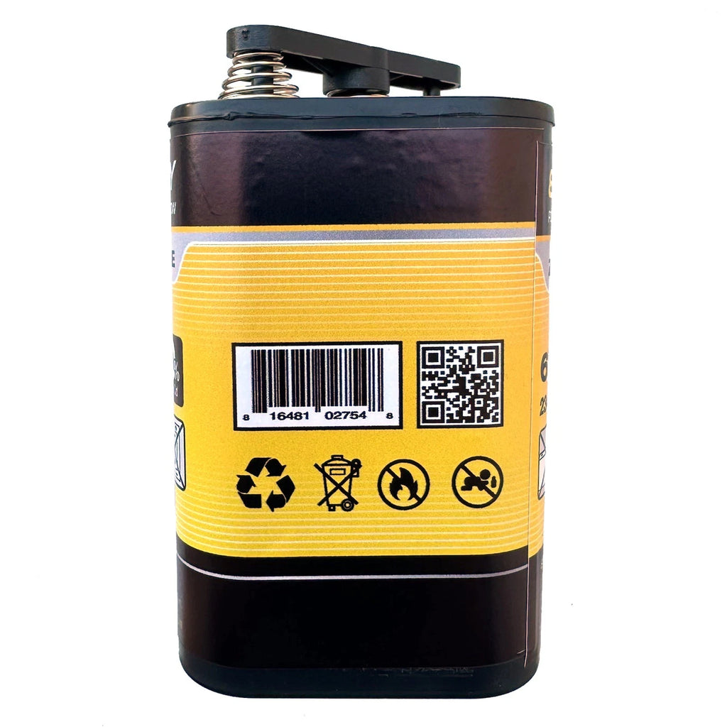 Exell EBZ-650 6V 50Ah 234Wh Zinc Air Alkaline Battery Lasts 8 Times Longer