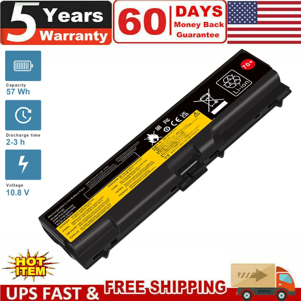 New Battery For Lenovo T430 ThinkPad T430I T530I W520 W530 45N1005 45N1001