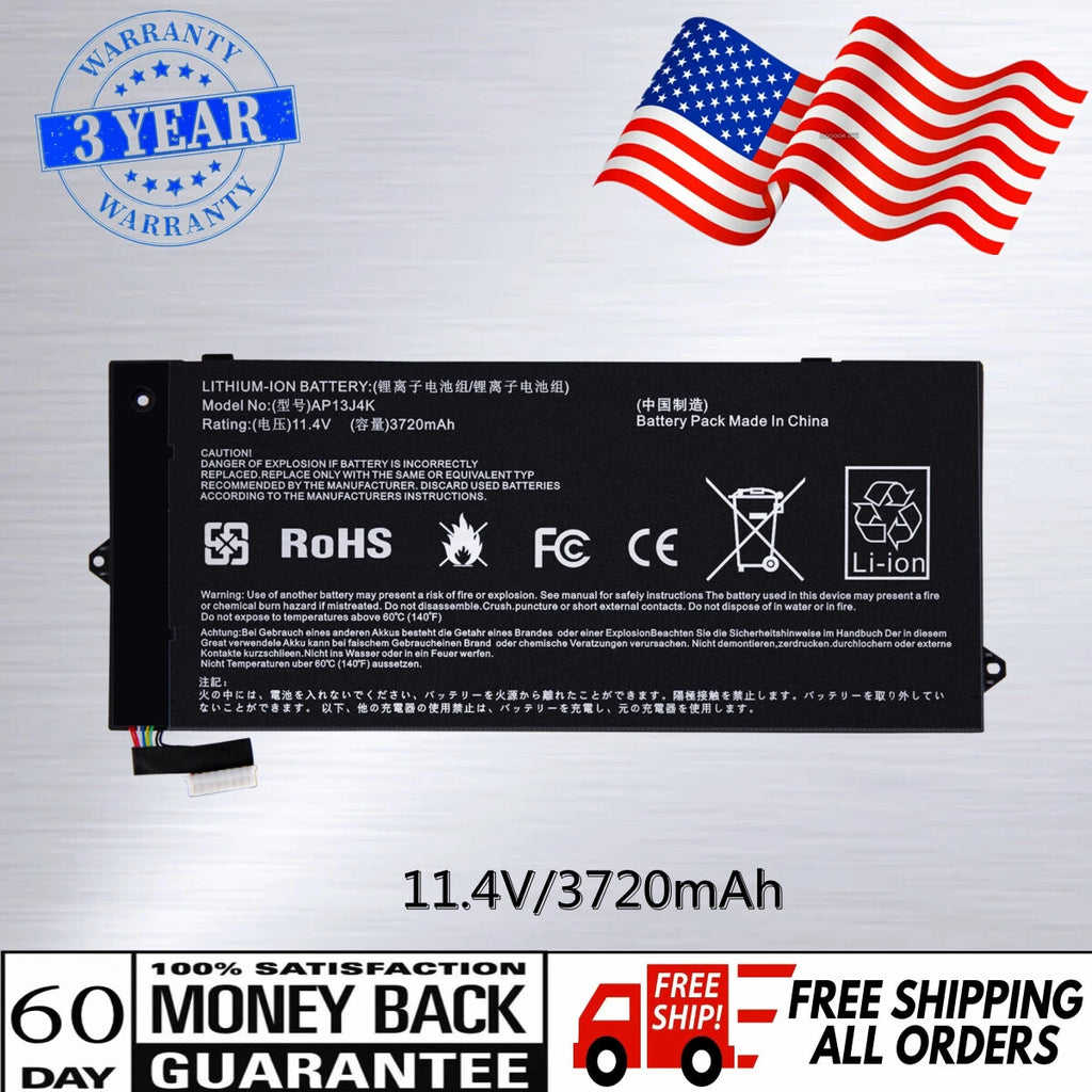 AP13J3K AP13J4K Battery for Acer Chromebook 11.6" C720-2848 C720 C740 14 CB3-431