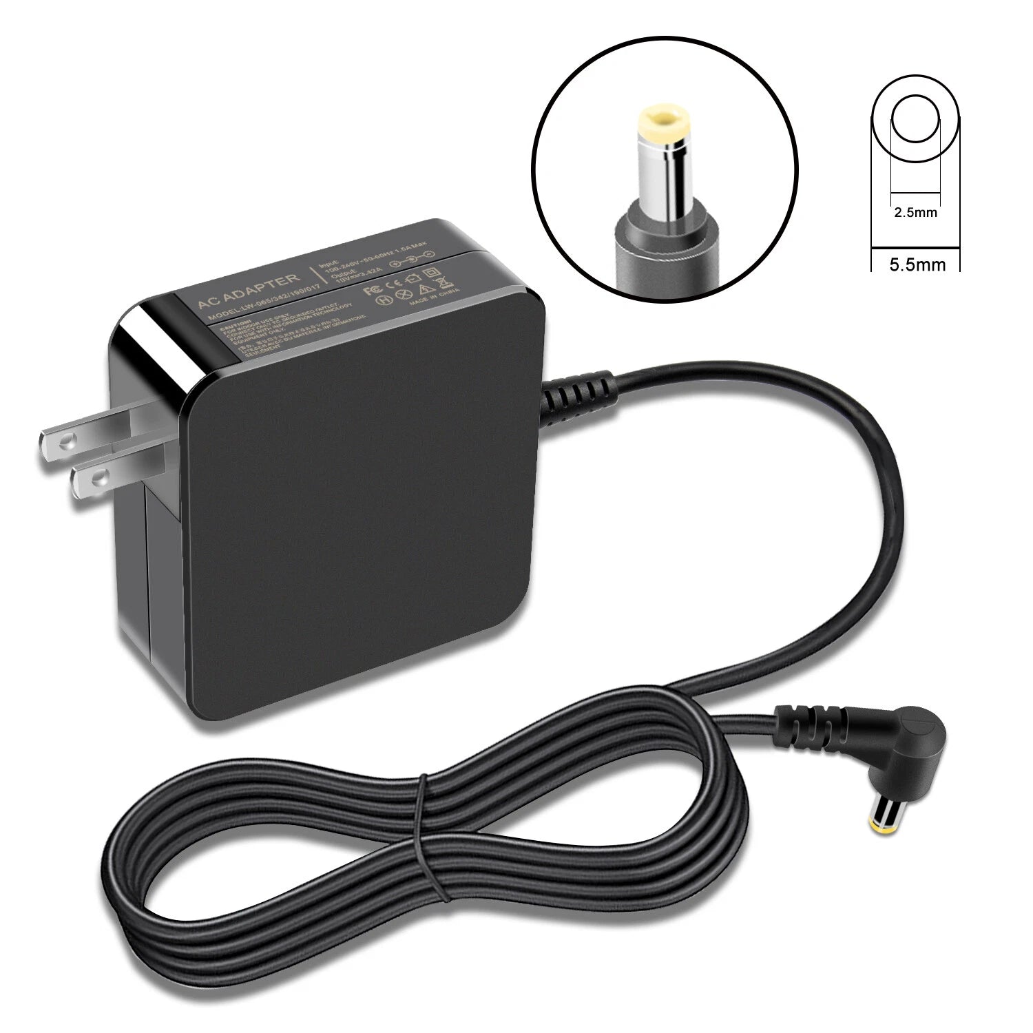 AC Adapter Charger Power Supply for Gateway MS2273 MS2274 MS2285 NV7310u NV7318u
