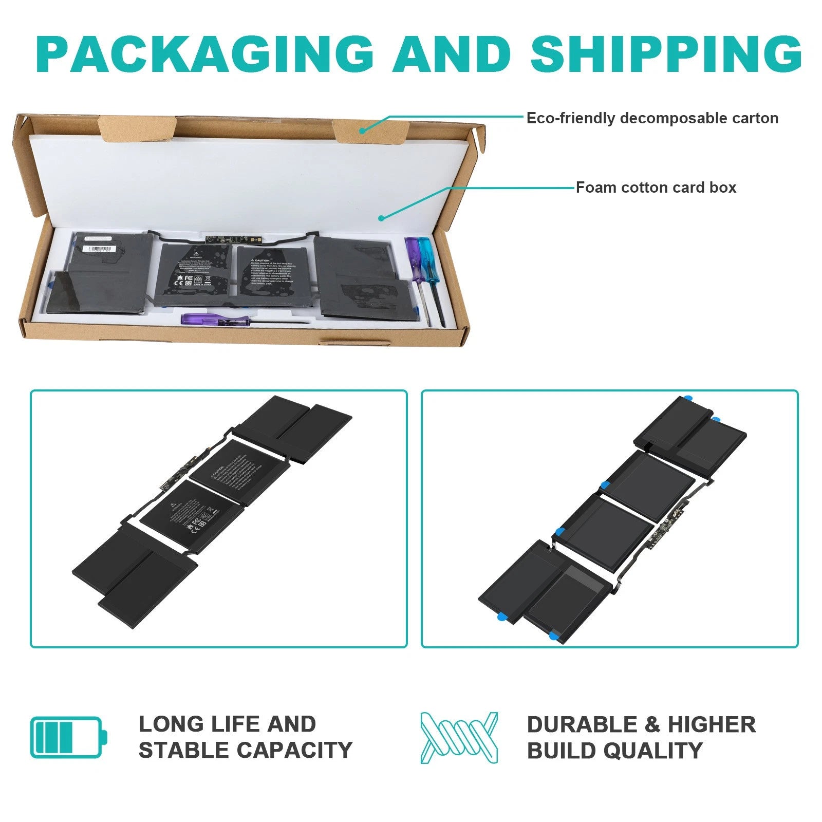 A2113 Battery for MacBook Pro Retina 16" Model A2141 2019 2020 Year 610-00533