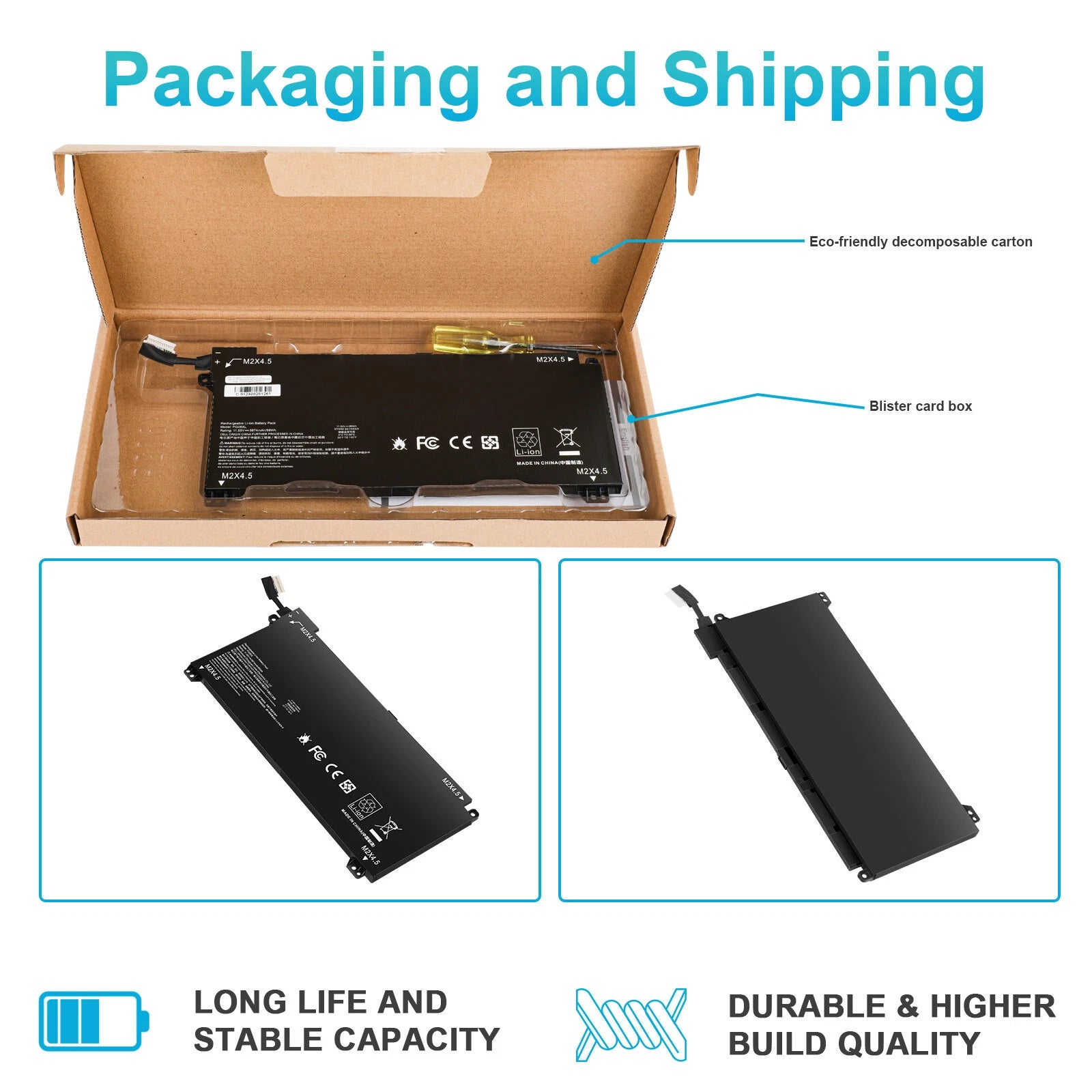 PG06XL Battery For HP Omen 15-DH 15T-DH000 DH0XXX DH1019NR HSTNN-DB9F 69Wh US
