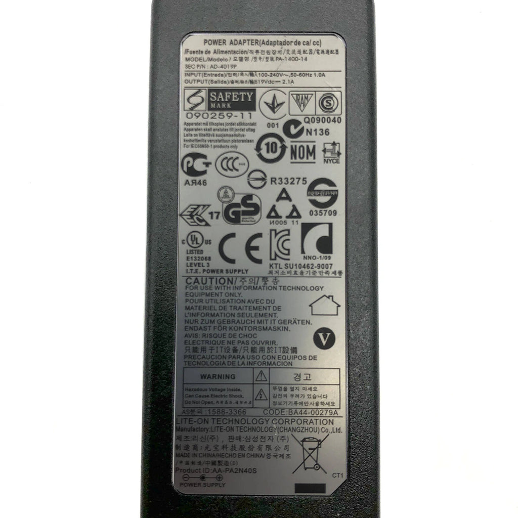 NEW Genuine Samsung PA-1400-14 19V 2.1A 40W AC Adapter Power Supply OEM