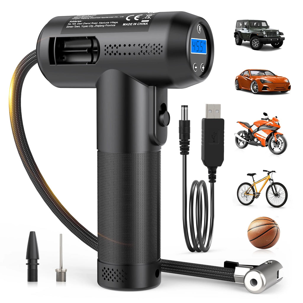 Car Air Tire Pump Inflator Compressor LED Digital Electric Portable 150PSI 12V