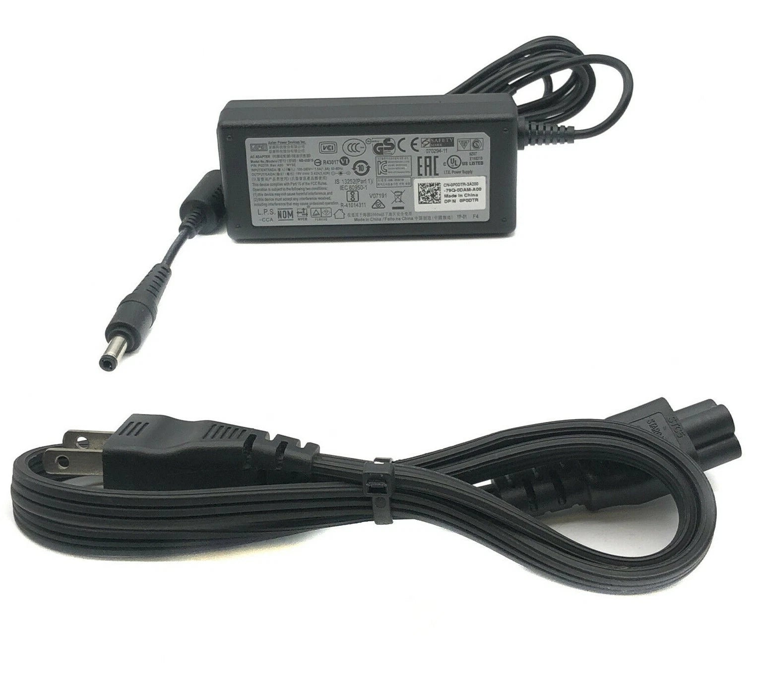 NEW Genuine APD AC Power Adapter For Toshiba Laptop PA3822U-1ACA 19V 45W 5.5mm