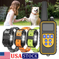 Dog Training Collar Pet Electric Shock Collar Waterproof with Remote For Dogs