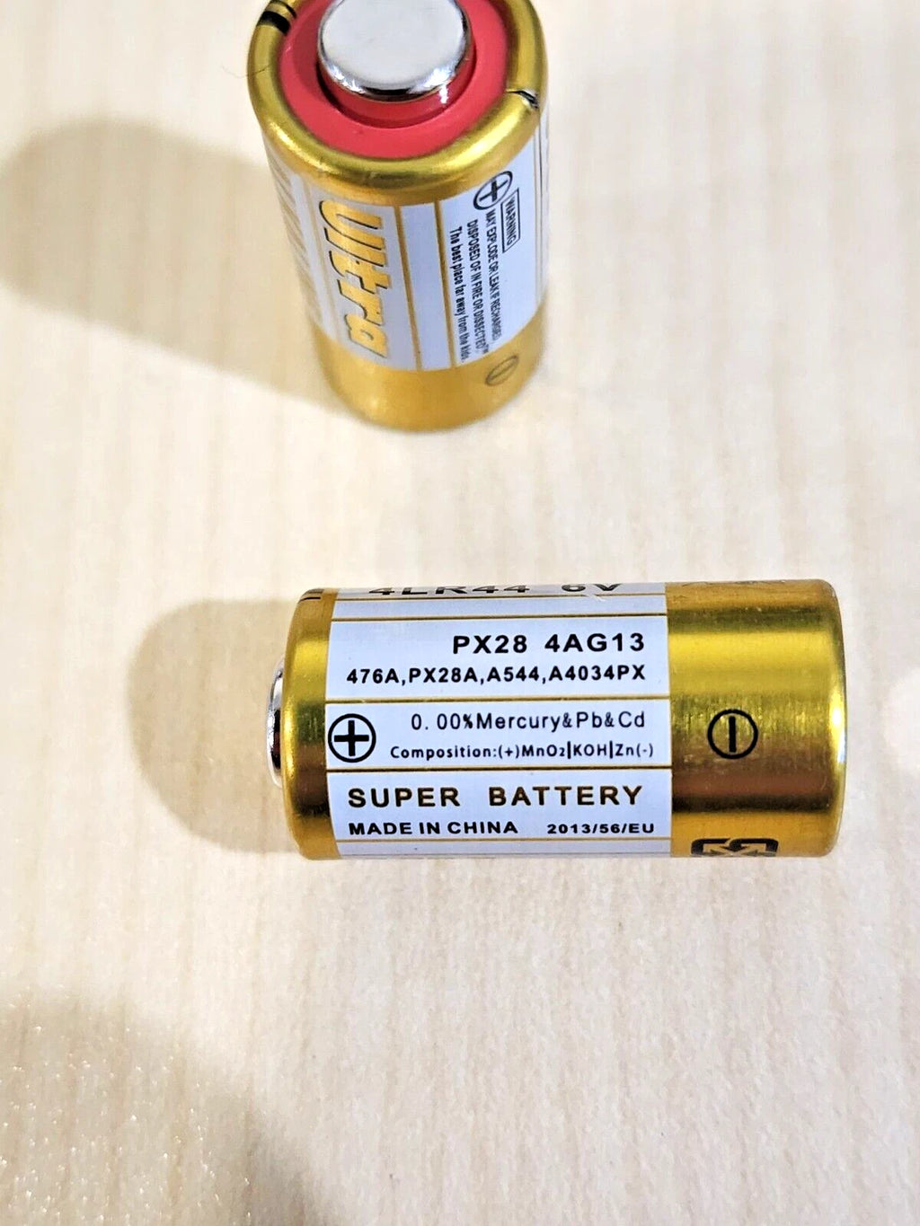 10 x ULTRA ALKALINE 4LR44 / 476A / A544 / K28A / L1325 COLLAR 6V BATTERIES