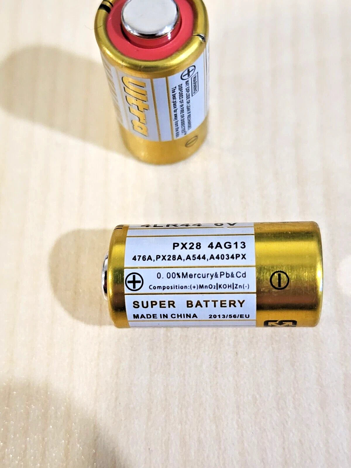 10 x ULTRA ALKALINE 4LR44 / 476A / A544 / K28A / L1325 COLLAR 6V BATTERIES