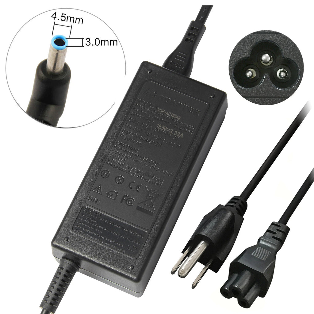 AC Adapter Charger For HP ENVY x360 15-u011dx 15-u010dx Touch Laptop US Plug