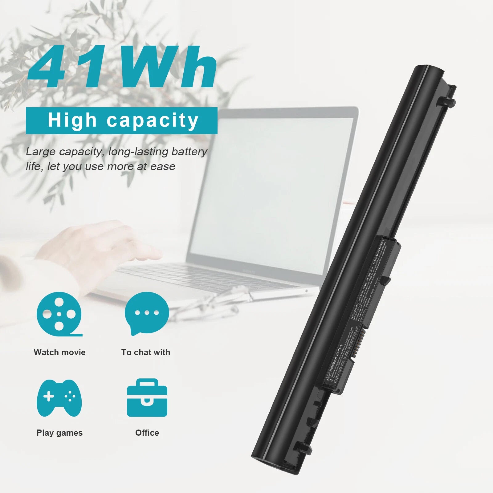 La04 Battery for HP 15-F233WM 15-F247NR 15-F271WM 15-F272WM 776622-001