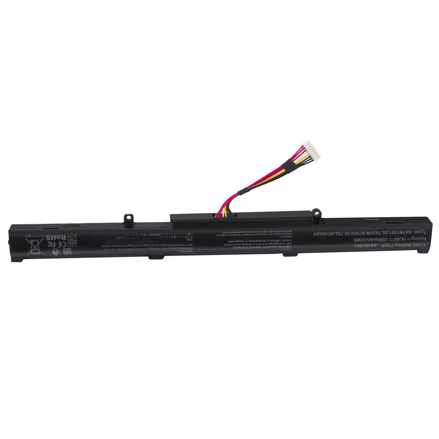 Battery A41N1501 For ASUS N552V N552VW N752 N752V N752VW GL752 GL752V US