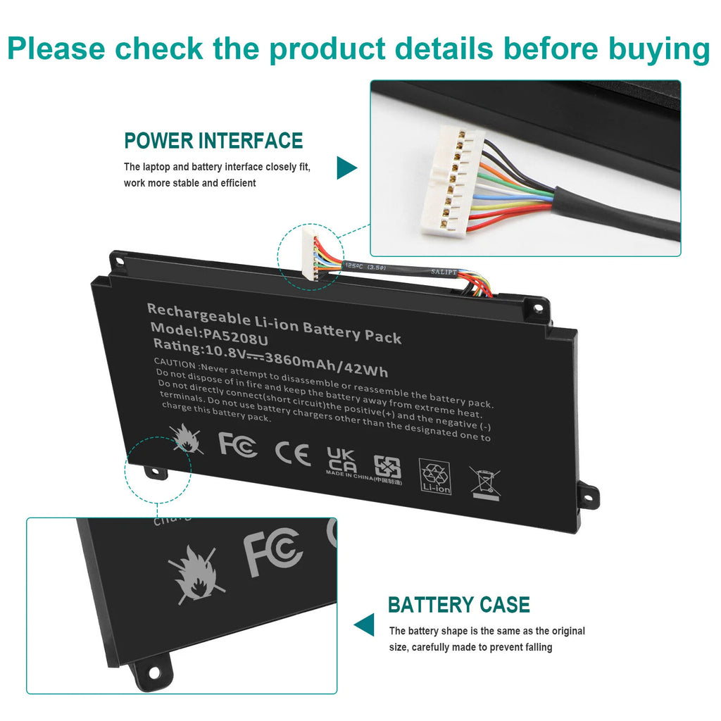 ?PA5208U-1BRS Battery For Toshiba Chromebook CB35 Satellite E45W P55W P000645710