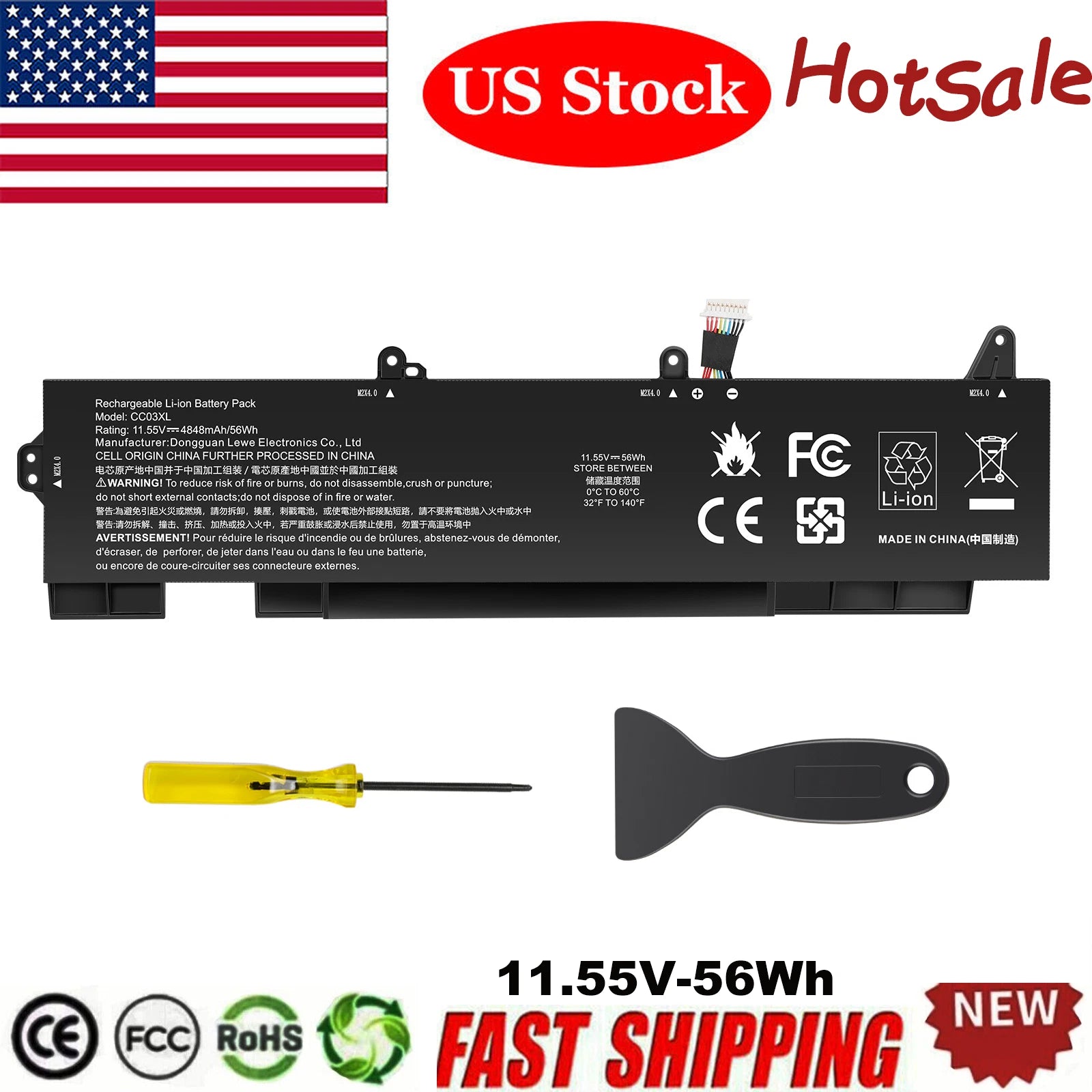 CC03XL 56Wh Battery For HP EliteBook 850 855 G7 G8 Firefly 15 G7 G8 L78555-005