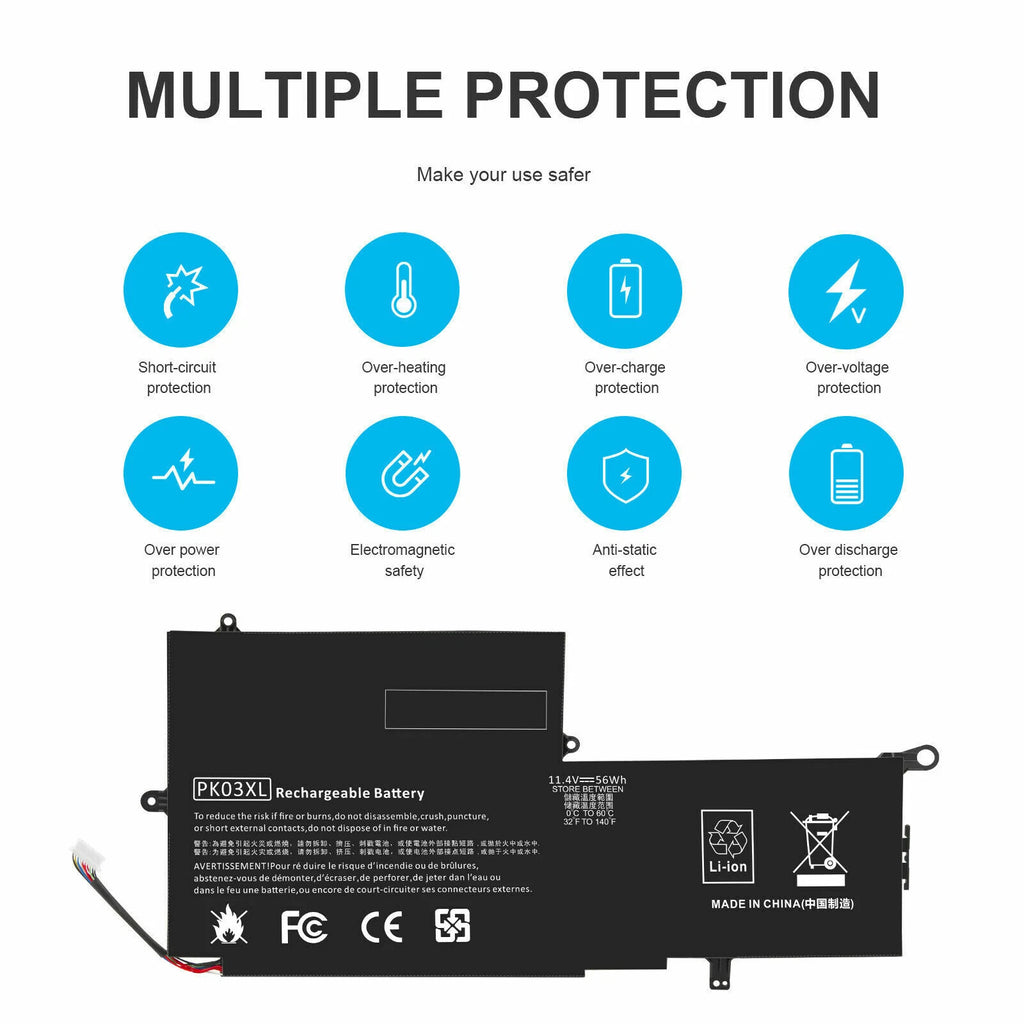 Battery For HP Spectre x360 13-4195nr 13-4193nr 13-4110dx 13-4102dx 13-4005dx