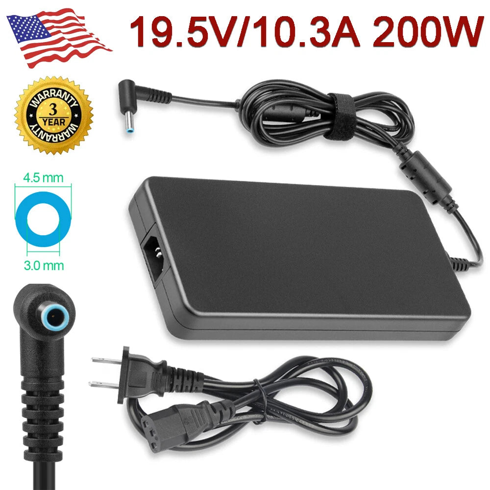 200W 19.5V 10.3A AC Adapter Charger For HP ZBook 17 15 G5 G4 G3 TPN-CA03 / DA10