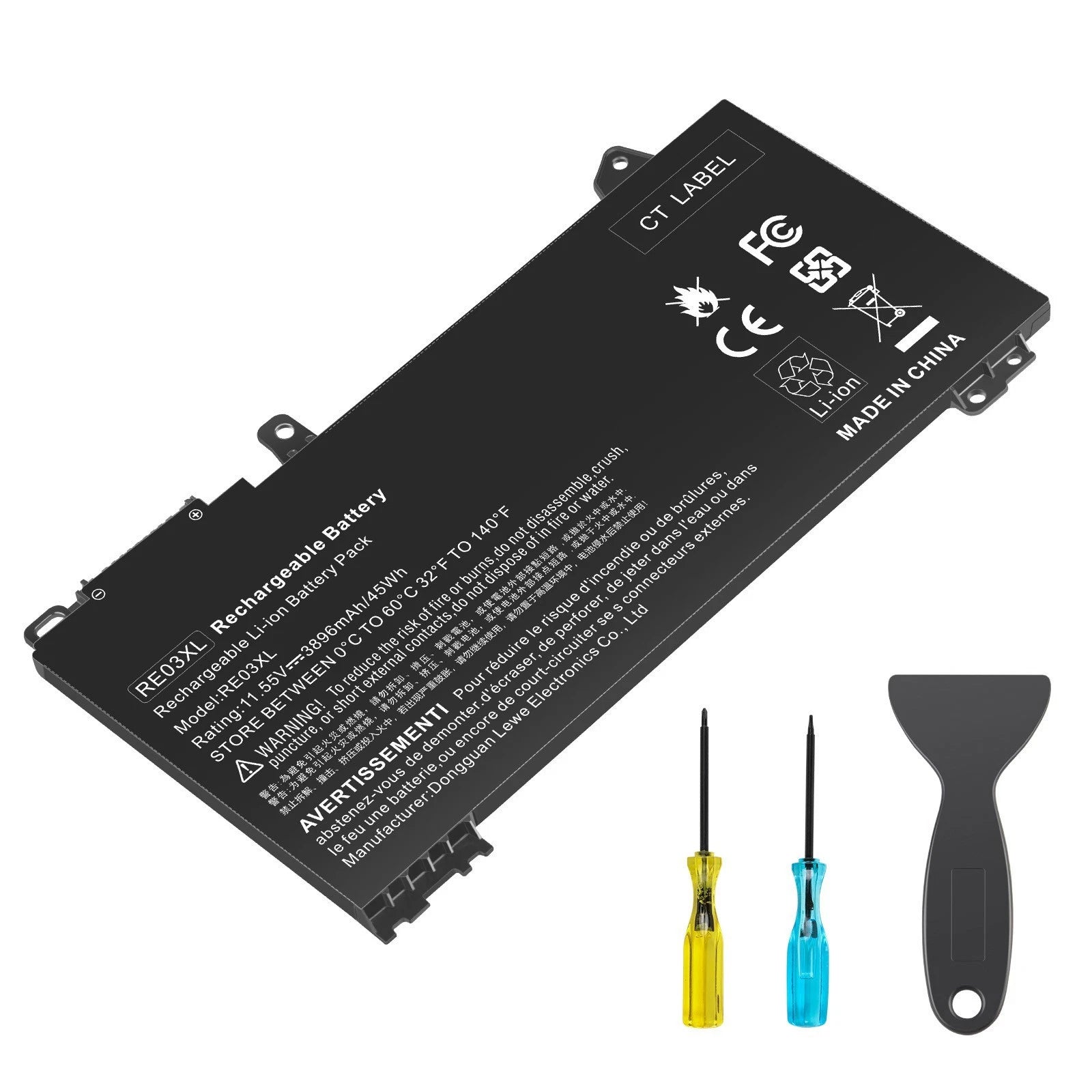 Battery RE03XL For HP ProBook 430 440 445 450 455R G6 G7 L32407-AC1 HSTNN-DB9A