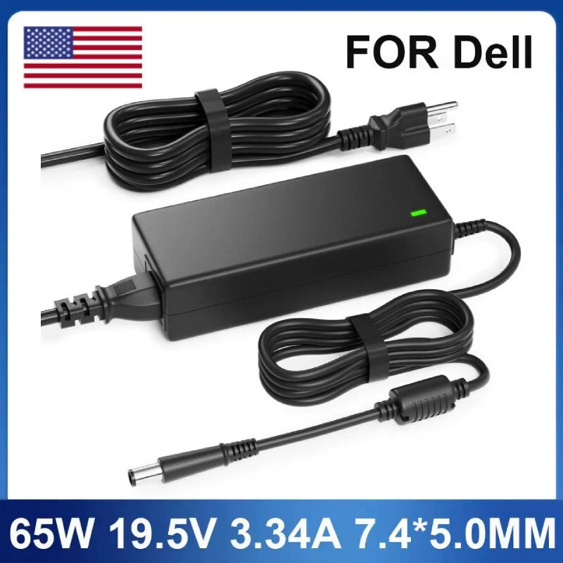 for Dell Chromebook 11 Touchscreen 11"/11.6" 3180 3189 3181 3120 Power Cord 65W