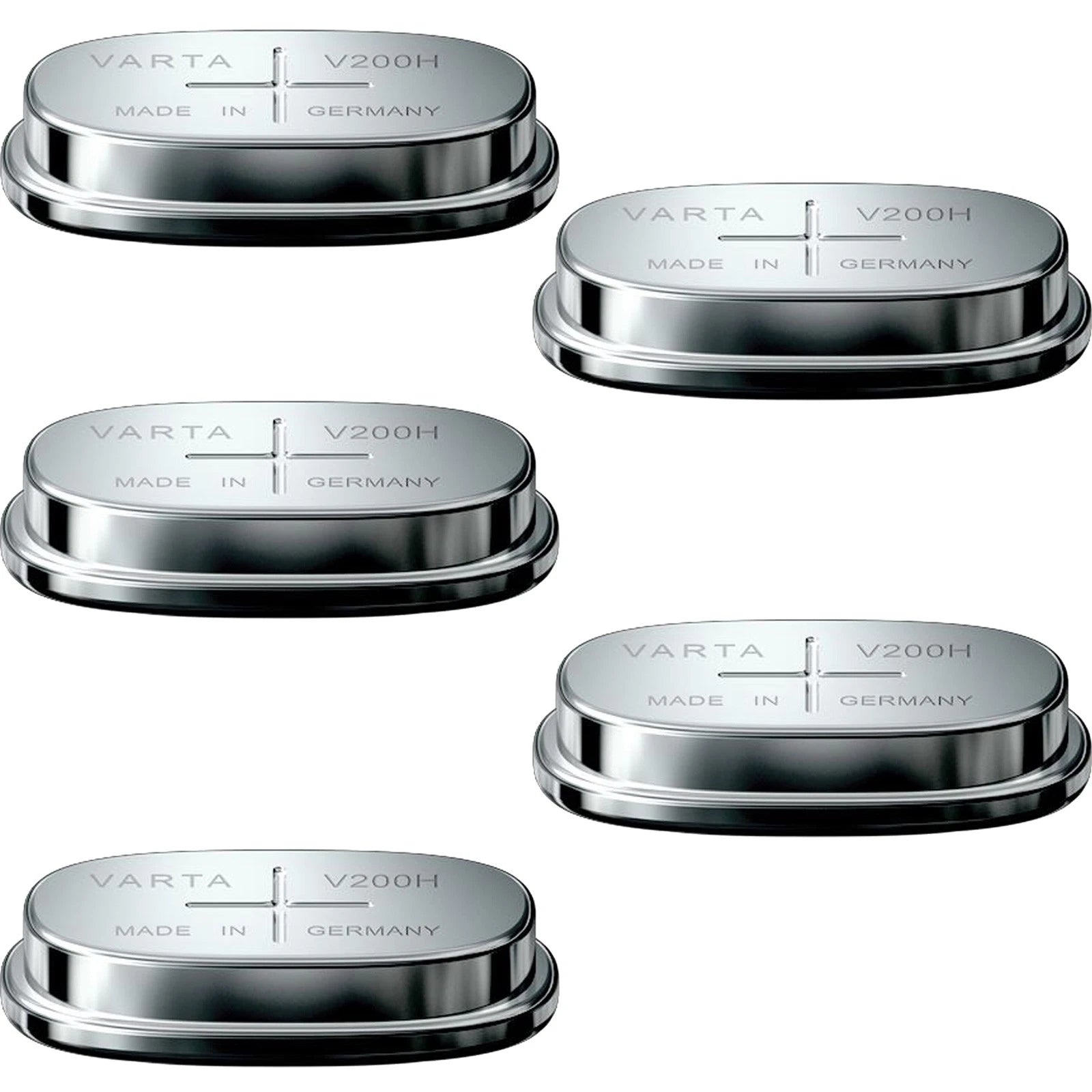 VARTA 5pc V200H 1.2V 200mAh Button Battery 55620101501 energy harvesting backup