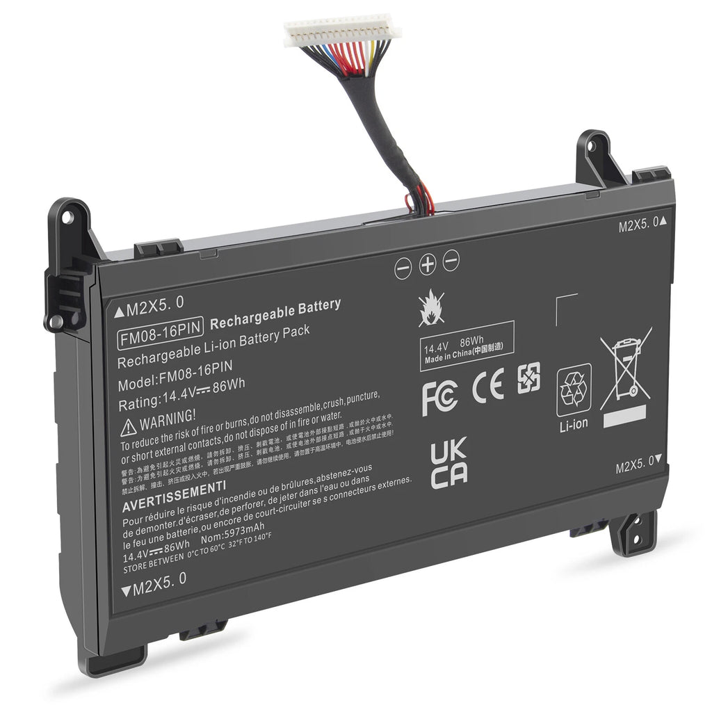 FM08 Laptop Battery for HP Omen 17-AN013TX 17-AN014TX 17-an015ng HSTNN-LB8B 86Wh