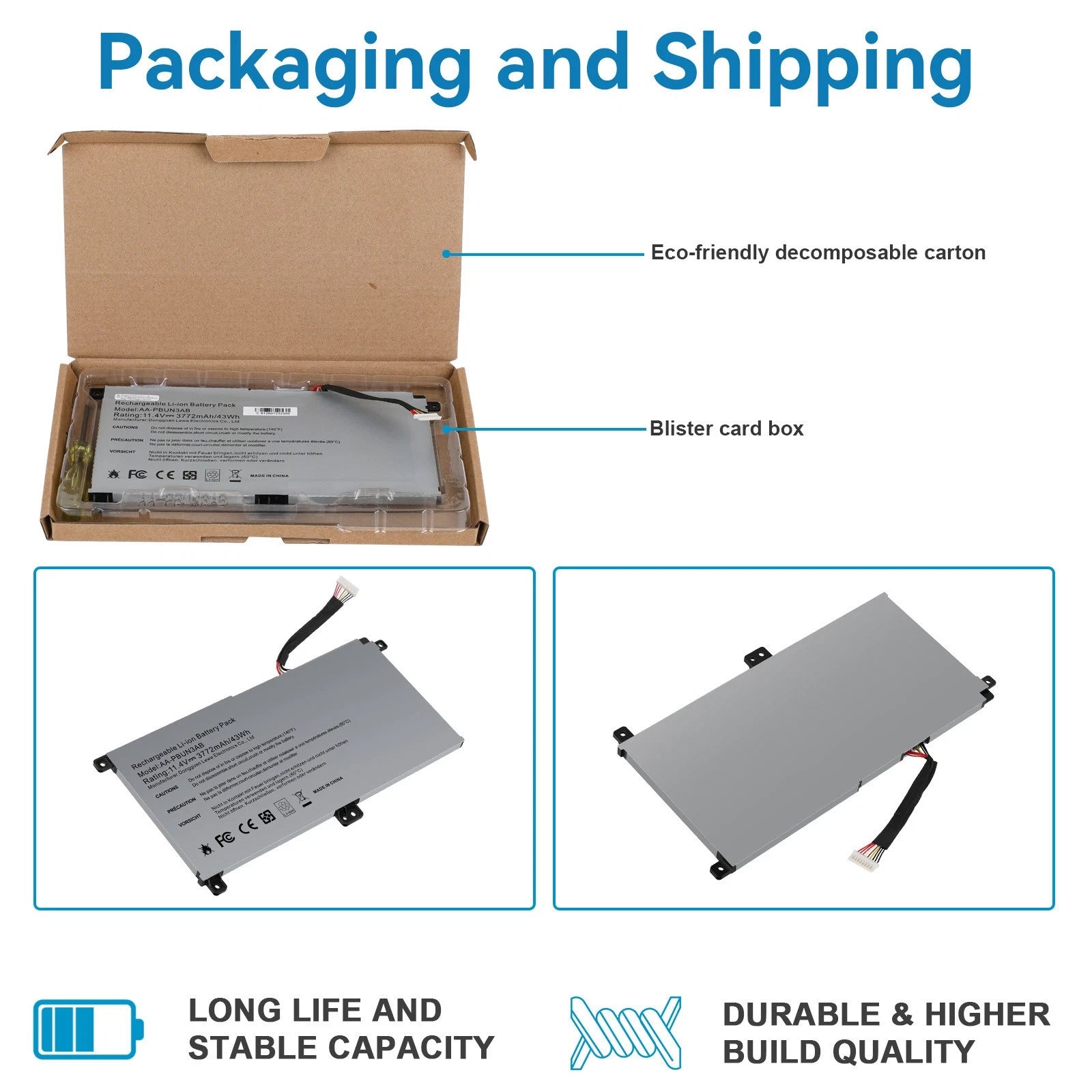 AA-PBUN3AB Laptop Battery For Samsung NP530E5M NP300E4M 7 Spin NP740U AA-PBUN3QB
