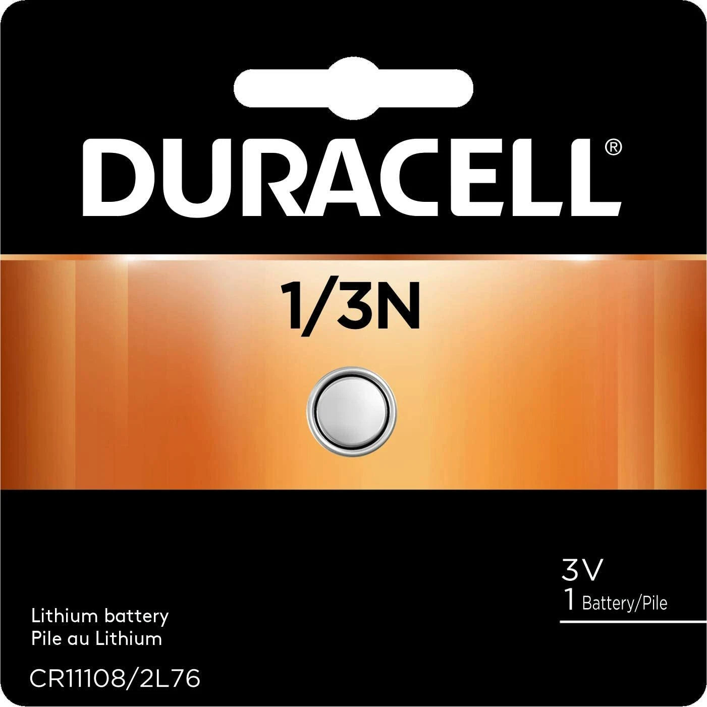 2 Pack Duracell CR1/3N DL1/3N 2L76 Photo Lithium 3V Batteries EXP 2028