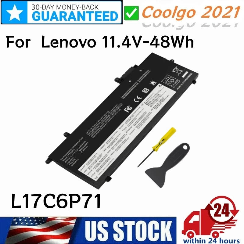 ?01AV470 01AV471 Battery for Lenovo ThinkPad X280 A285 L17C6P71 L17M6P71 US