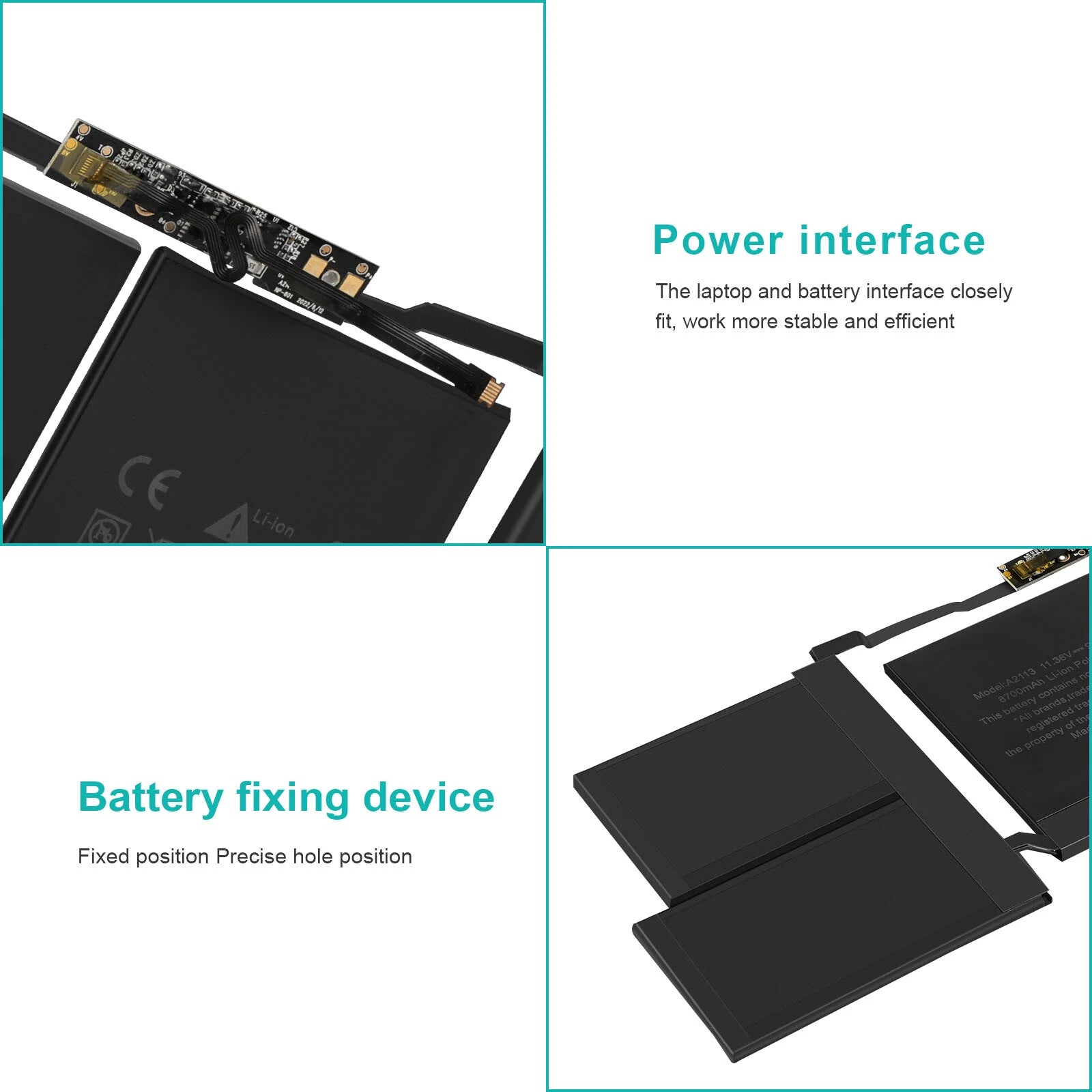 A2113 Battery for Apple MacBook Pro Retina 16" A2141 2019 Year MVVL2LL/A EMC3347