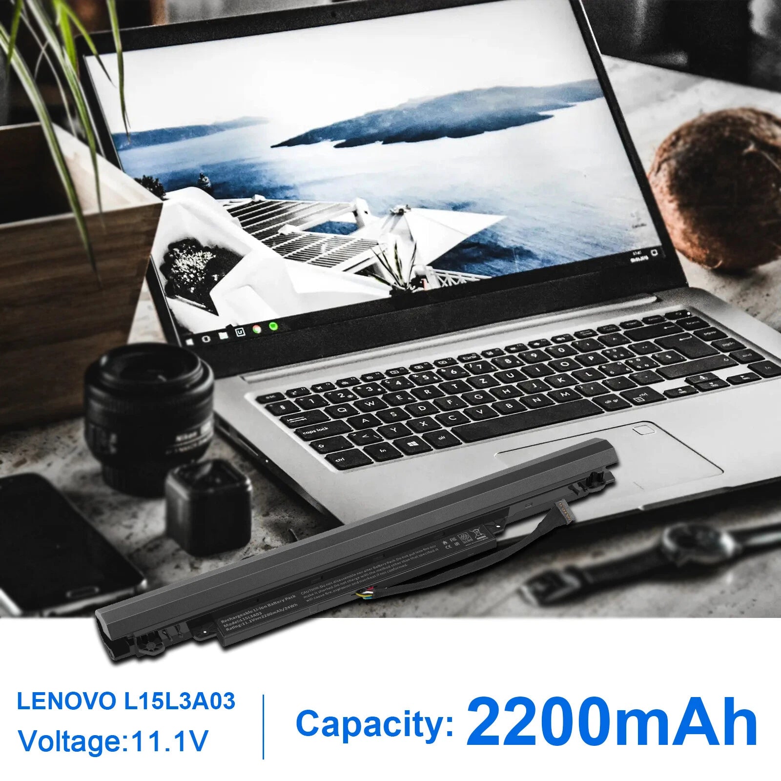 L15L3A03 Battery for Lenovo Ideapad 110-14AST 110-15ACL 110-14IBR 110-15IBR NEW
