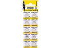 Vinnic Ag10 L1131 189 V10Ga Rw89 D189 Alkaline Battery (10 Pack)