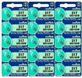 15 Sony 317 SR516SW Siver Oxide 0% MERCURY Batteries