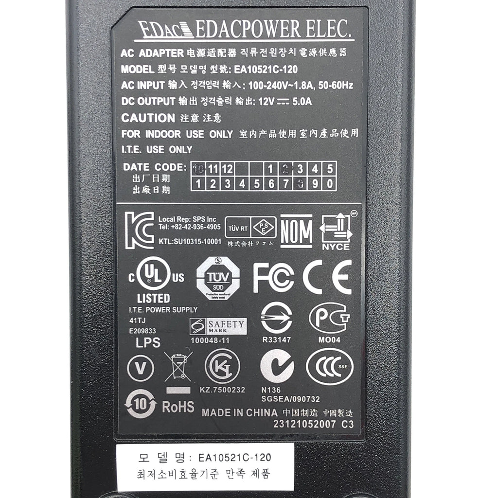 NEW Genuine EDac AC Adapter for QNAP Network Storage TS-212P TS-212 TS-212-E NAS