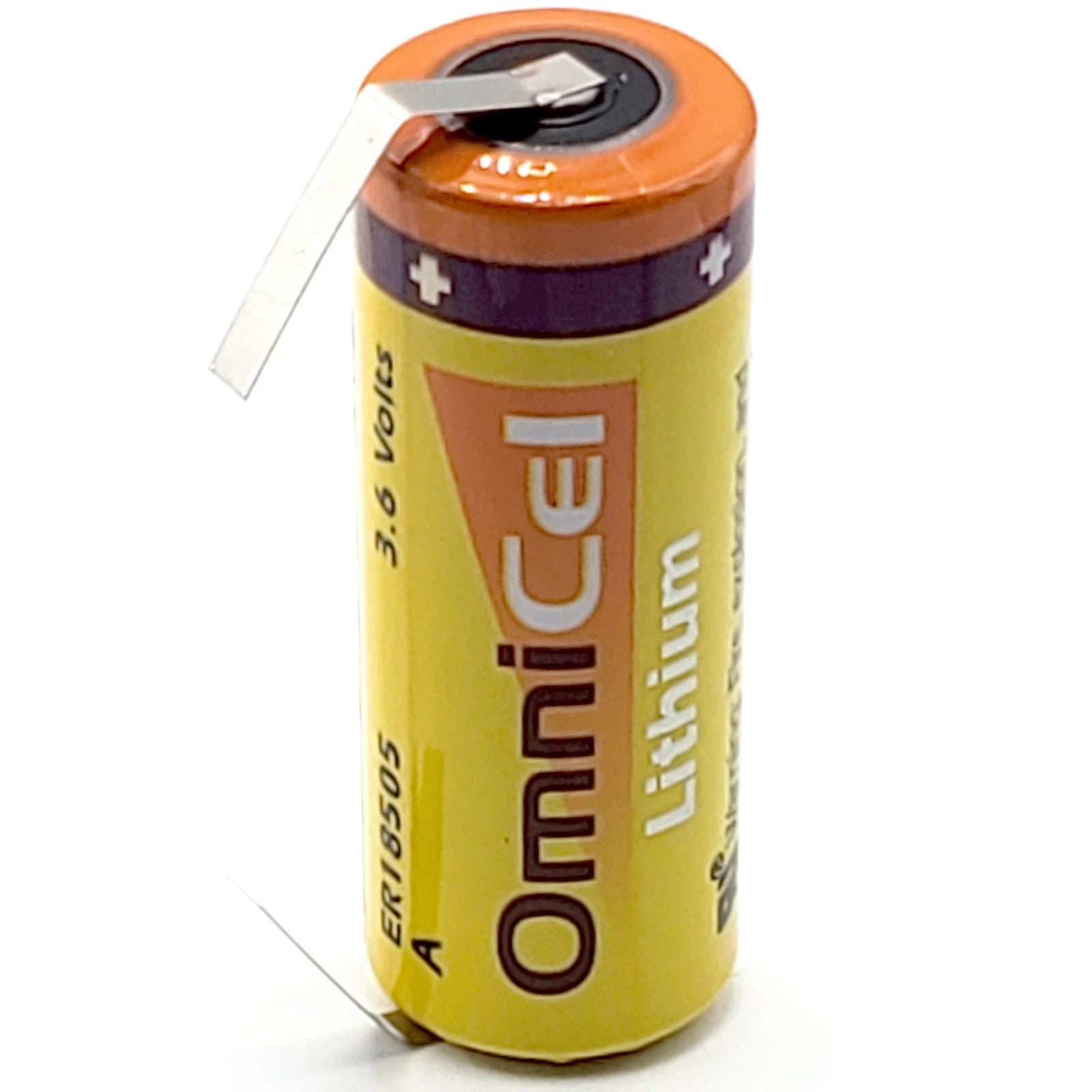 Omnicel ER18505 3.6V 3.8Ah Sz A Lithium Battery Tabs Tracking AMR