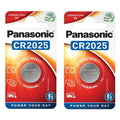 Panasonic CR2025 2025 3V Lithium Coin Cell Battery, 2 Pack