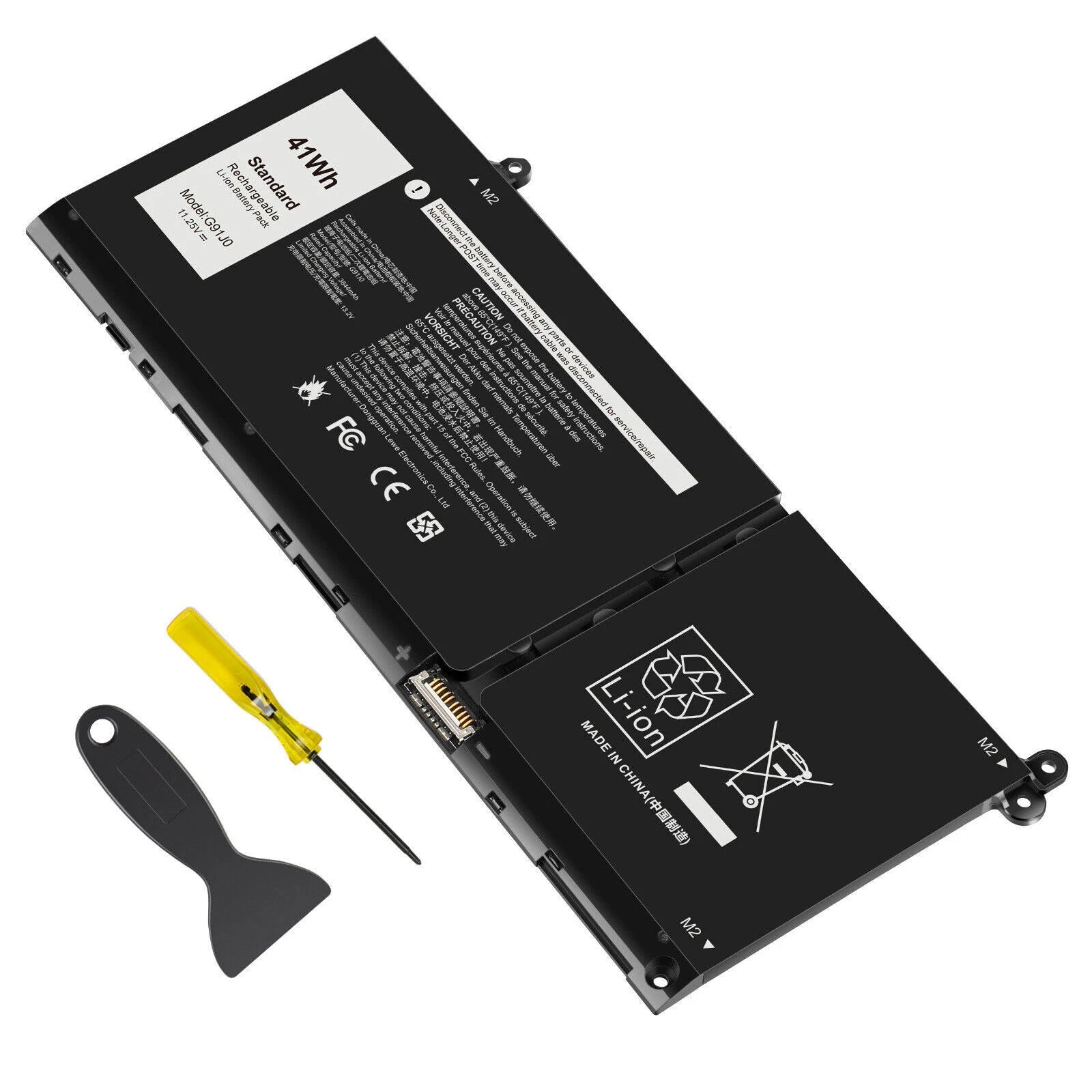 New G91J0 Battery For Dell Latitude 3320 3420 3520 Inspiron 5310 5410 5415 5418