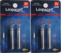 4 Loopacell CR435 435 Lithium 3V Pin Type Cell Fishing floats bobber Batteries