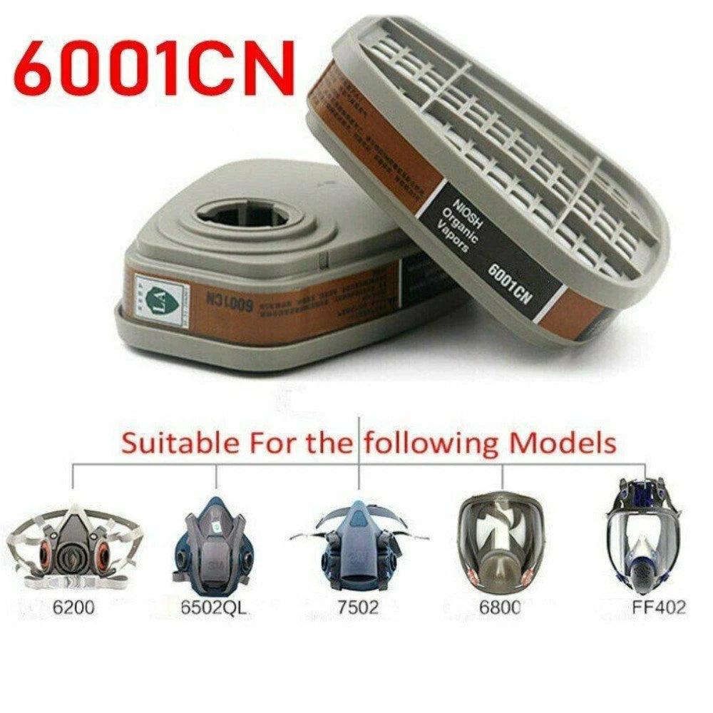 5N11 Cotton Filter /6001CN Filter Cartridge /Cover For 6200 6800 7502 Respirator