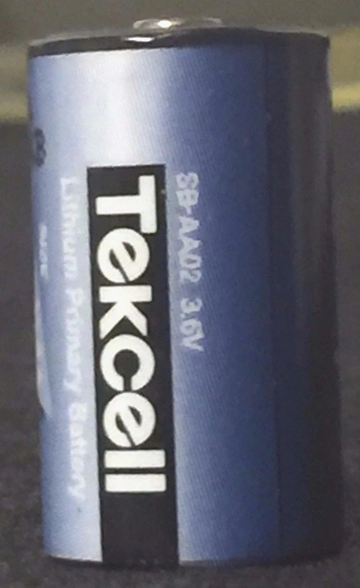 Brand New Tekcell SB-AA02 3.6V 1/2AA Lithium Battery, 1200mAh, LS14250, 10/2018