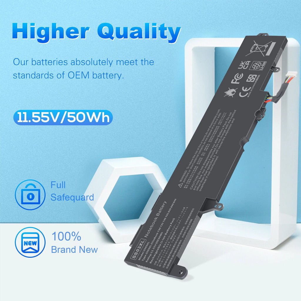 SS03XL Battery for HP EliteBook 735 745 830 836 840 G5 933321-855 ZBook 14U G6