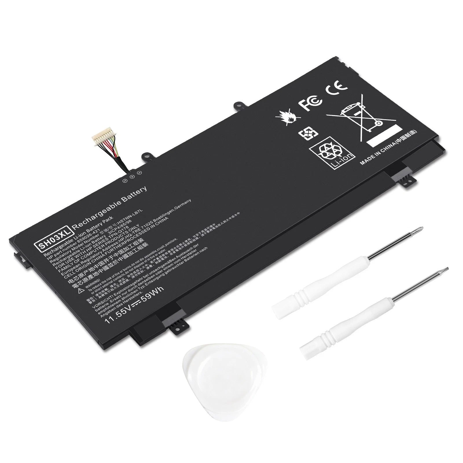 Battery SH03XL For HP Spectre X360 13-AC033DX 859026-421 859356-855 CN03XL 59Wh
