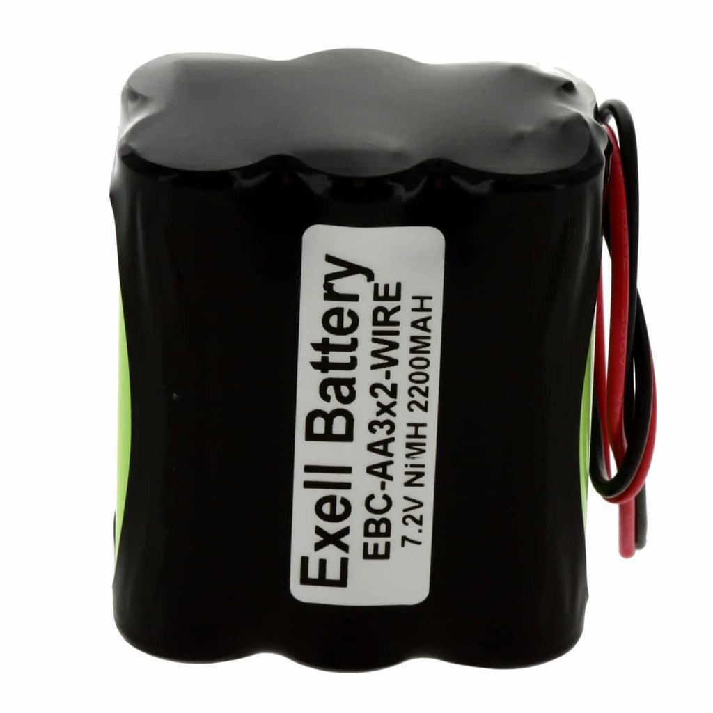 7.2V 2200mAH Custom NiMH Battery Pack For Audio Devices, 2way Radios, Exit Signs
