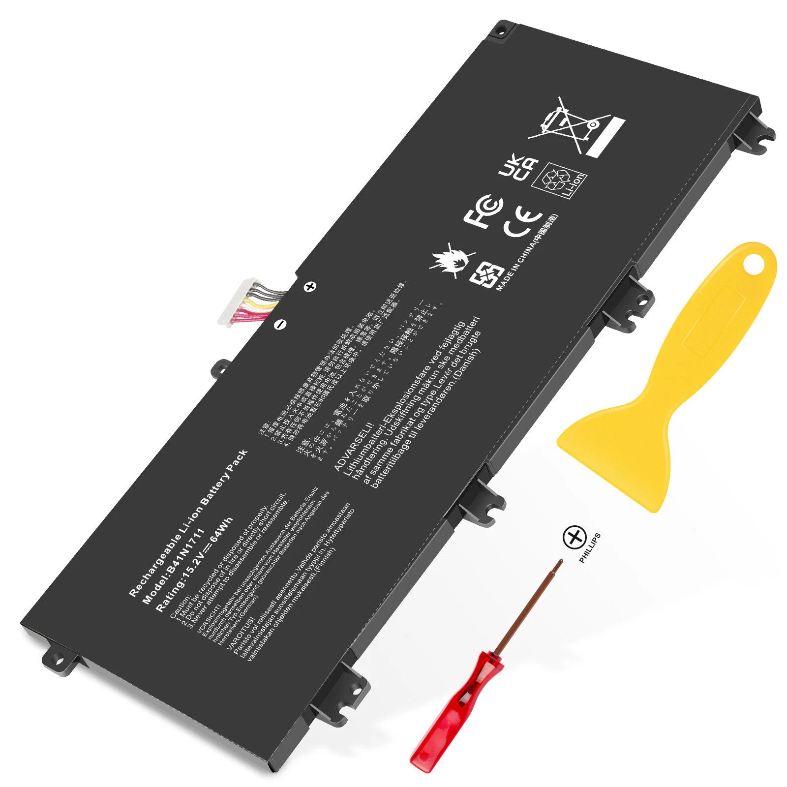 B41N1711 Battery For ASUS ROG Strix GL503 GL503VD GL503VM GL703VD GL703VM ZX63