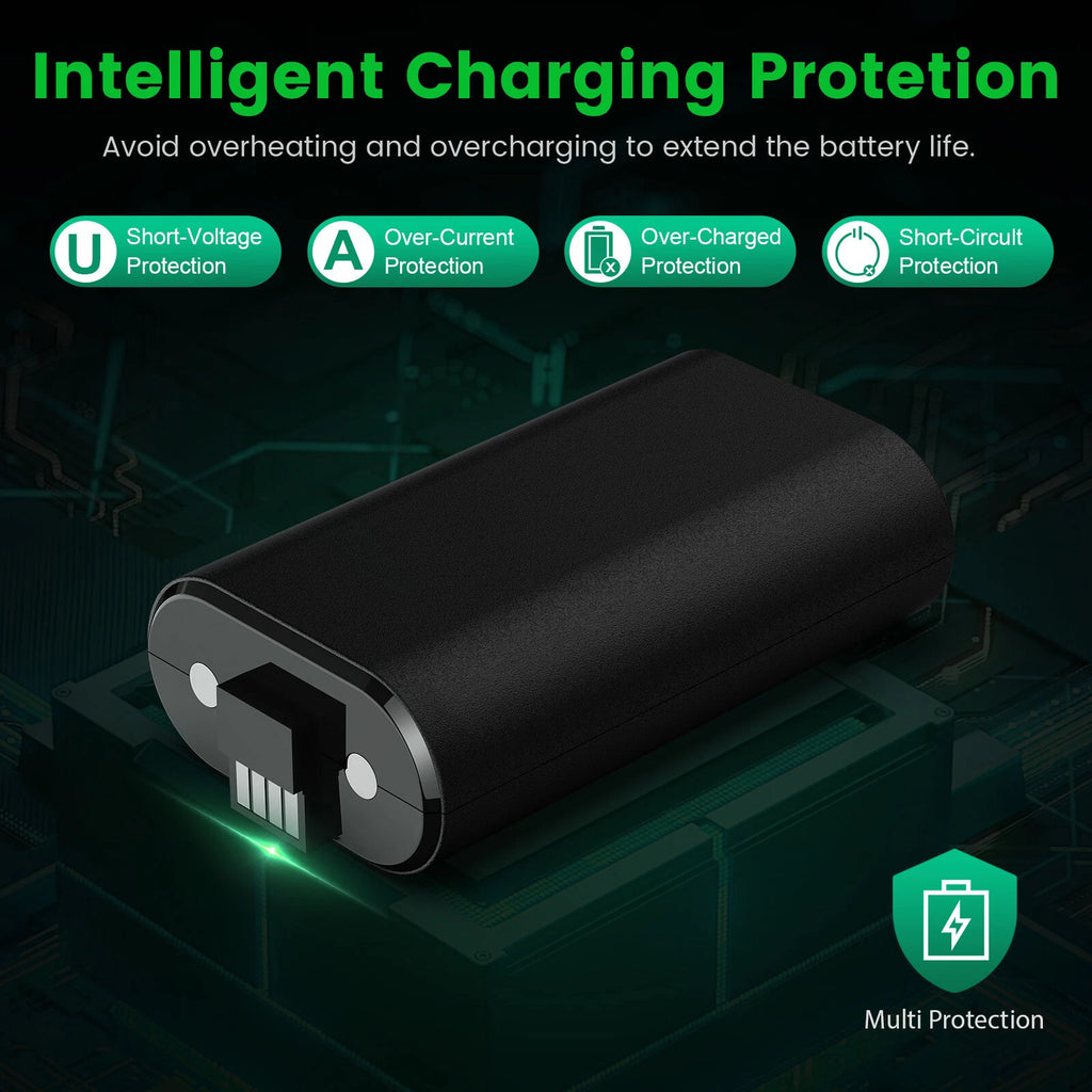 Rechargeable Battery Pack for Microsoft XBOX ONE, ONE S/X, Series X/S with Cable