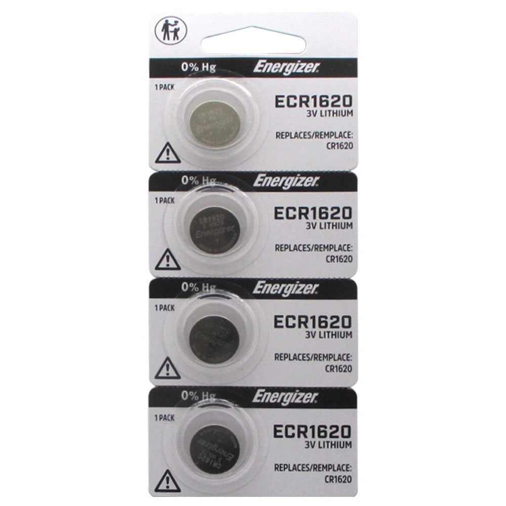 4 Energizer CR1620 lithium Batteries