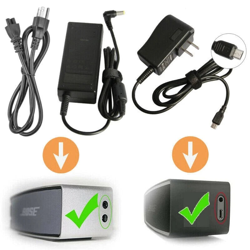 For Bose SoundLink Color Mini 1/2 Revolve Speaker Power Supply Charger Cord USA