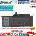 F7HVR Battery For Dell Inspiron 17 7000 7737 15 7537 14 7437 G4YJM Notebook PC