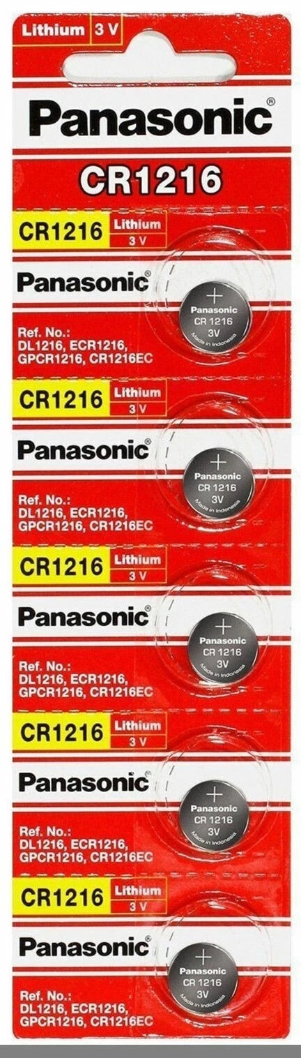 NEW PANASONIC CR1216 11 PACK LITHIUM COIN BATTERIES EXP 2028 USA FREE SHIPPING