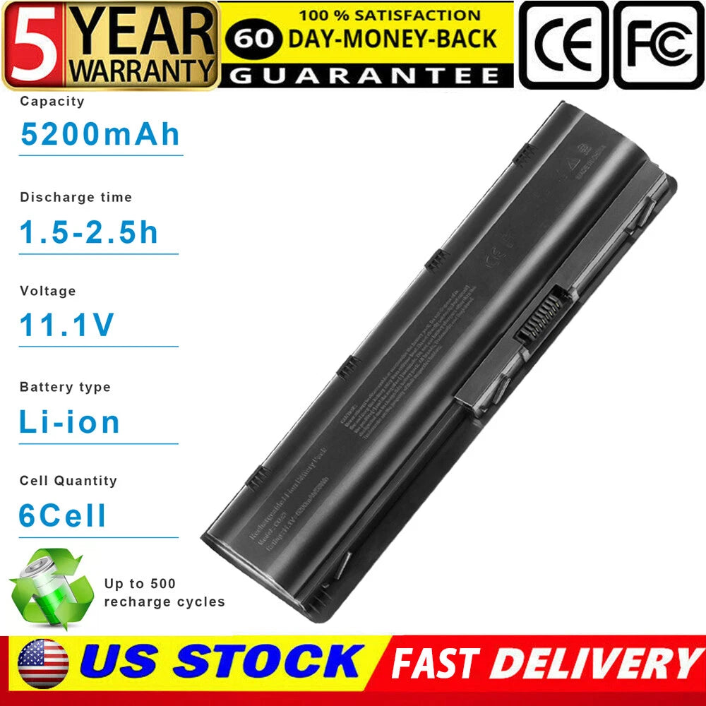 Laptop Battery for HP Pavilion dv6 dv5 g6 g7 dm4 G72 593553-001 CQ42 Mu06