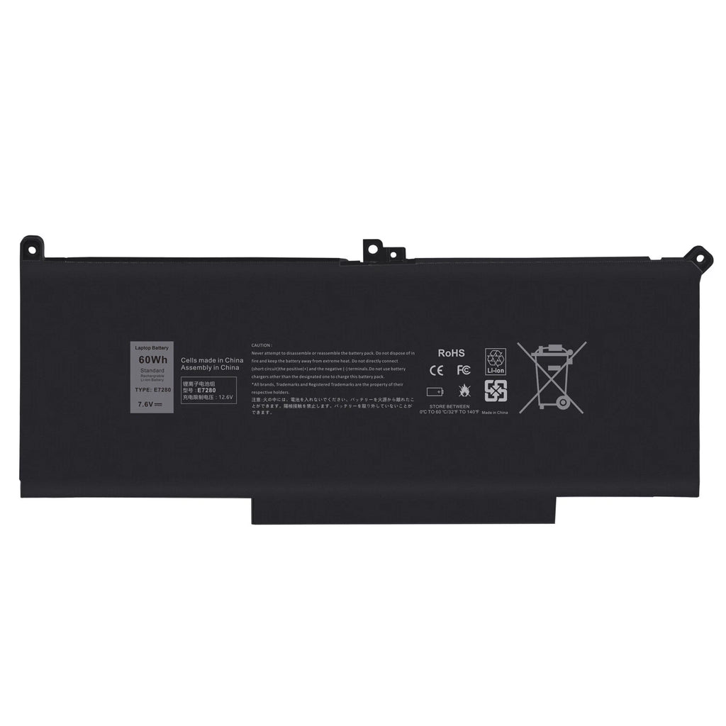 ??LOT F3YGT Battery For Dell Latitude 12 13 14 E7280 E7480 7480 7490 7380 DM3WC